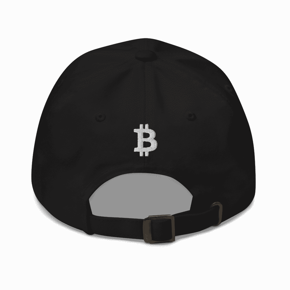 classic dad hat black back 61890a353b027 - Boss x Bitcoin Baseball Cap