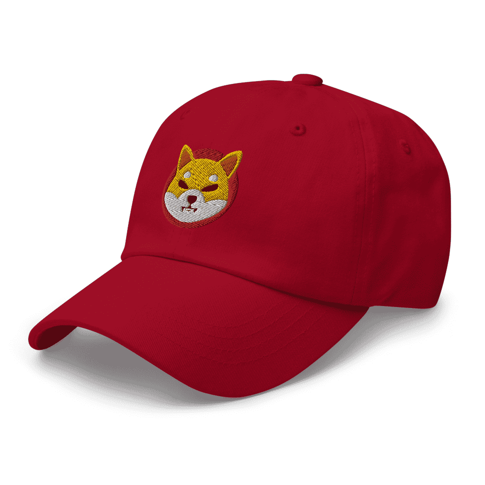 classic dad hat cranberry left front 61828109a88c2 - Shiba Inu (SHIB) Dad hat