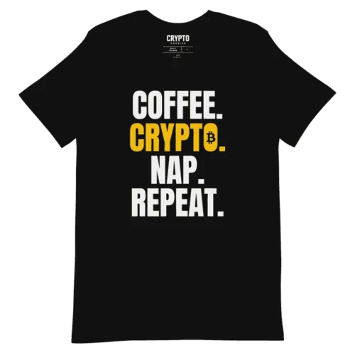 Coffee. Crypto. Nap. Repeat. T-Shirt