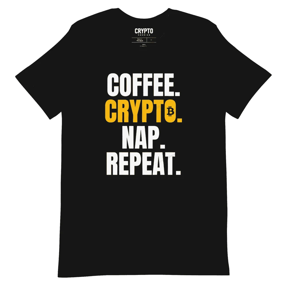 Coffee. Crypto. Nap. Repeat. T-Shirt
