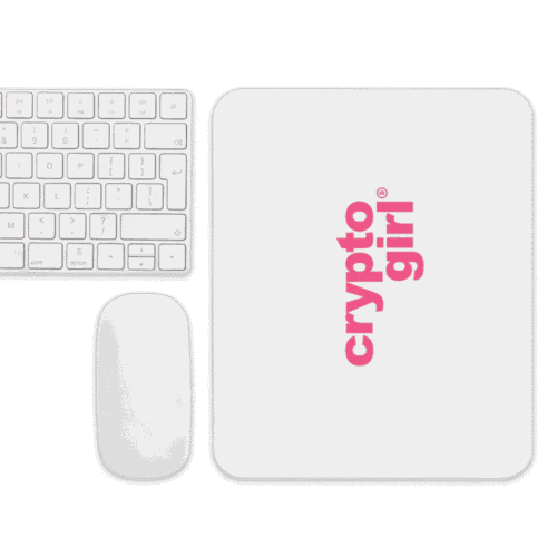 Crypto Girl Mouse Pad