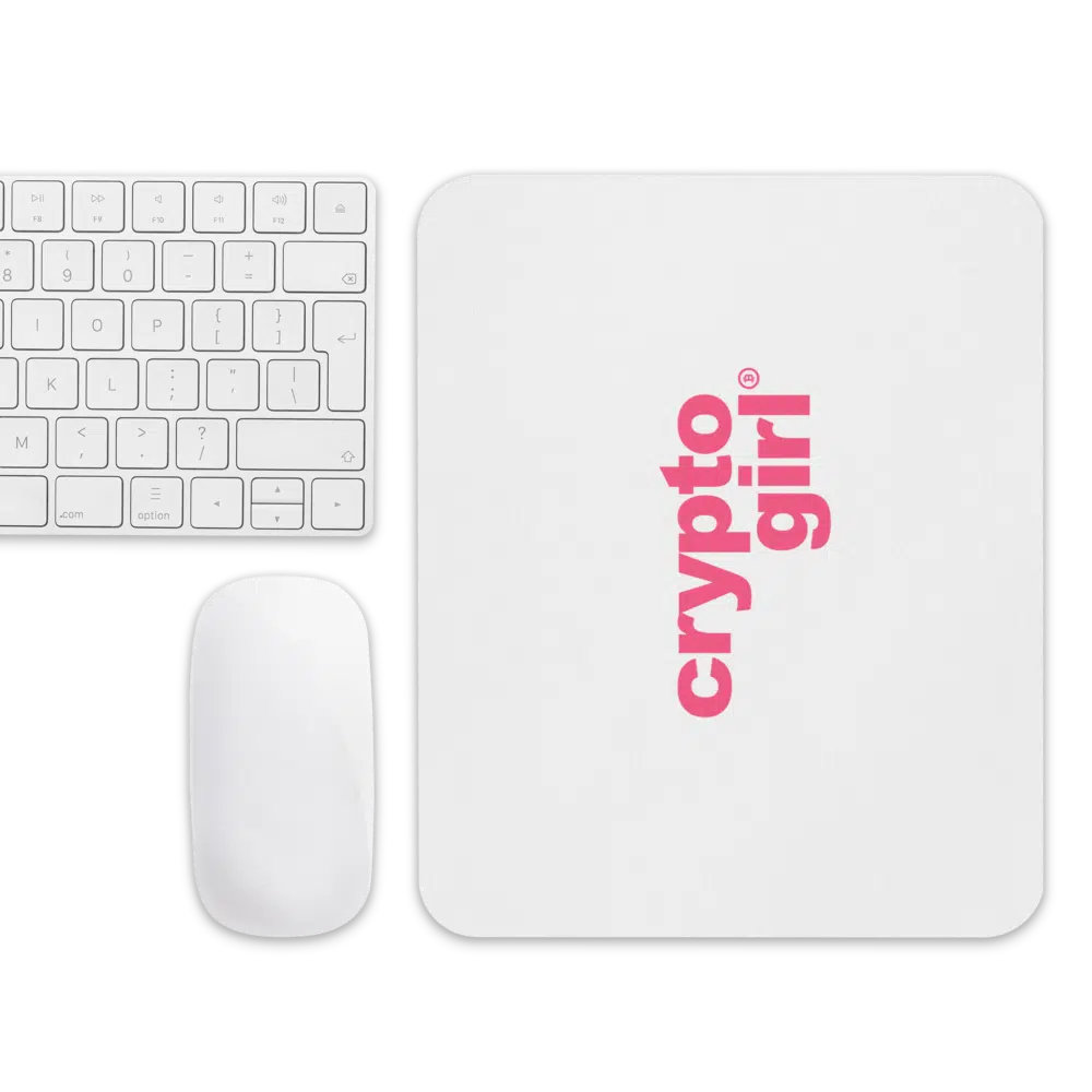 Crypto Girl Mouse Pad