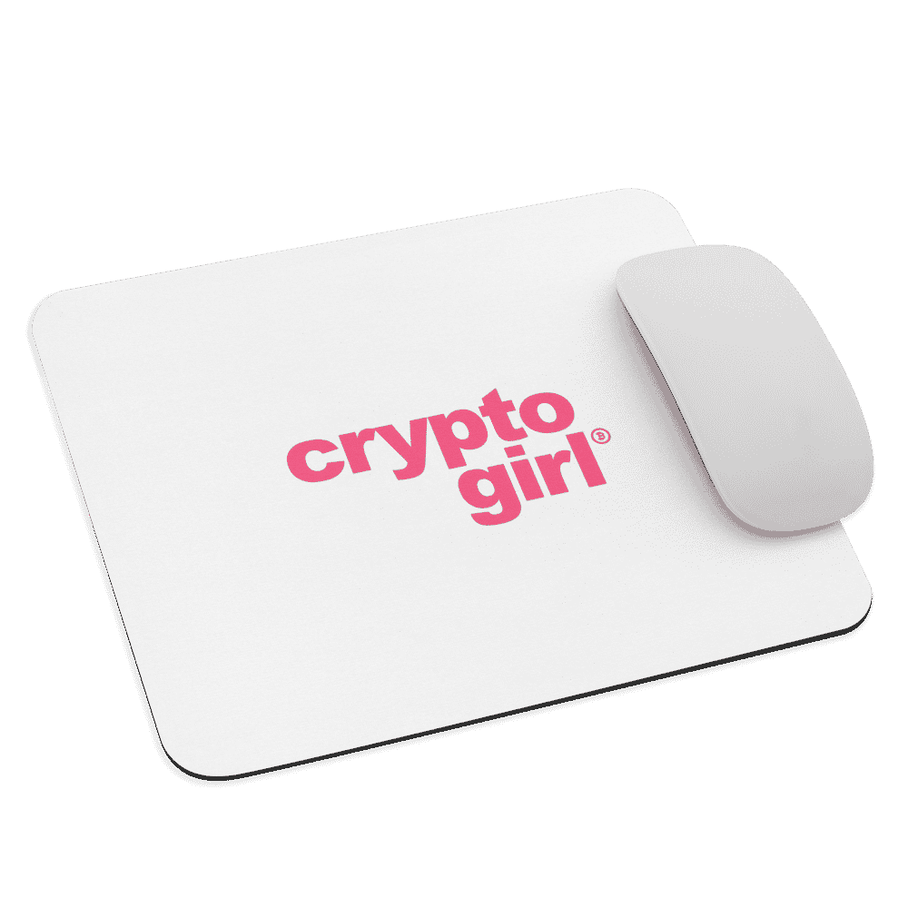 Crypto Girl Mouse Pad