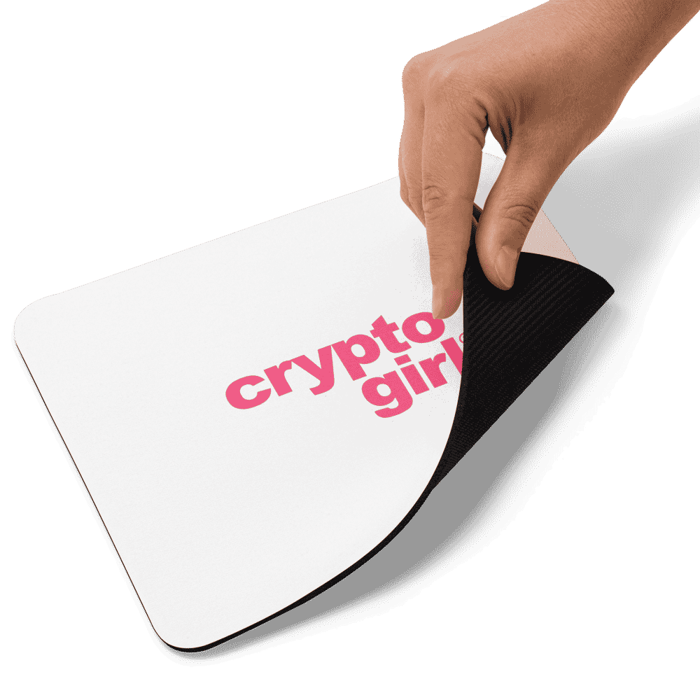 Crypto Girl Mouse Pad