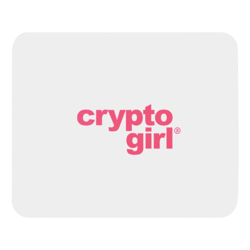 Crypto Girl Mouse Pad