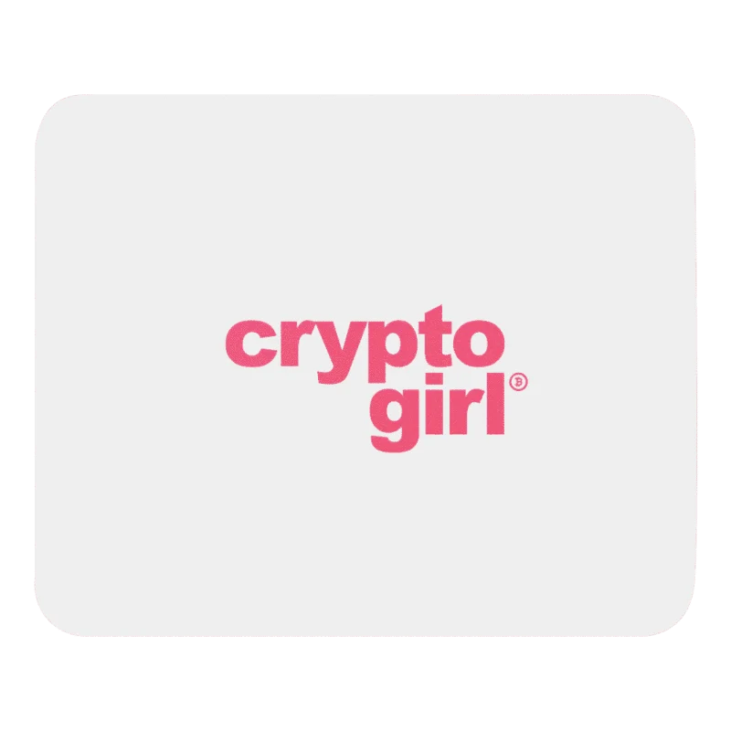 Crypto Girl Mouse Pad