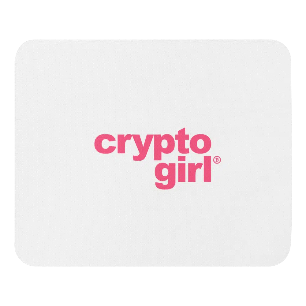 Crypto Girl Mouse Pad