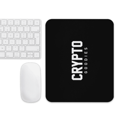 Crypto Goodies x Black Mouse Pad