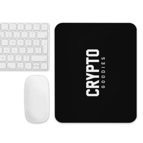 Crypto Goodies x Black Mouse Pad