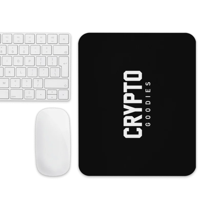 Crypto Goodies x Black Mouse Pad