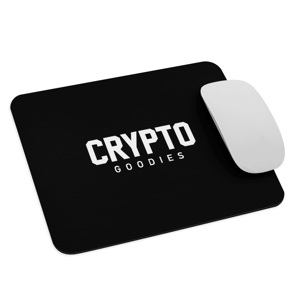 Crypto Goodies x Black Mouse Pad