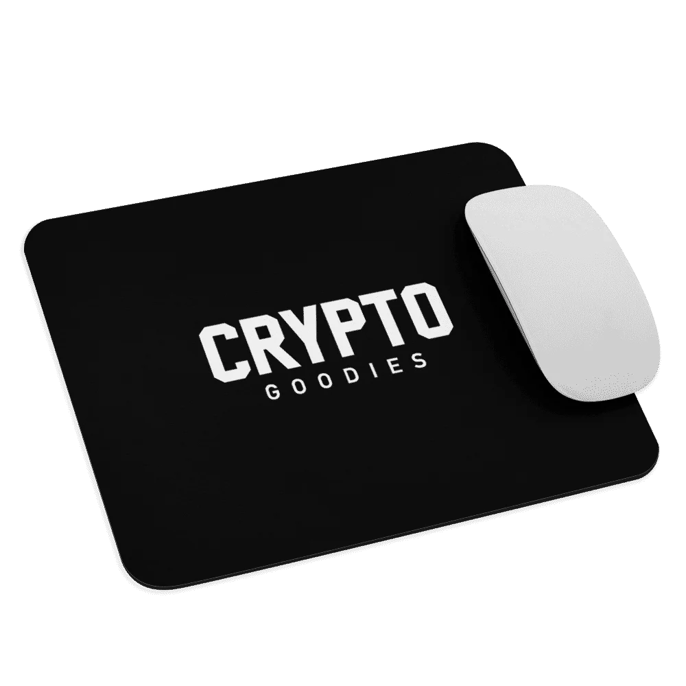 Crypto Goodies x Black Mouse Pad - Image 3
