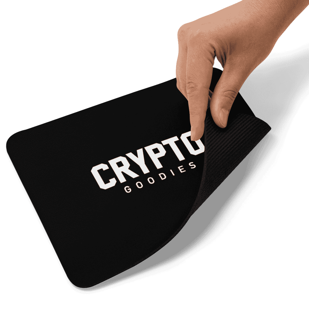 Crypto Goodies x Black Mouse Pad