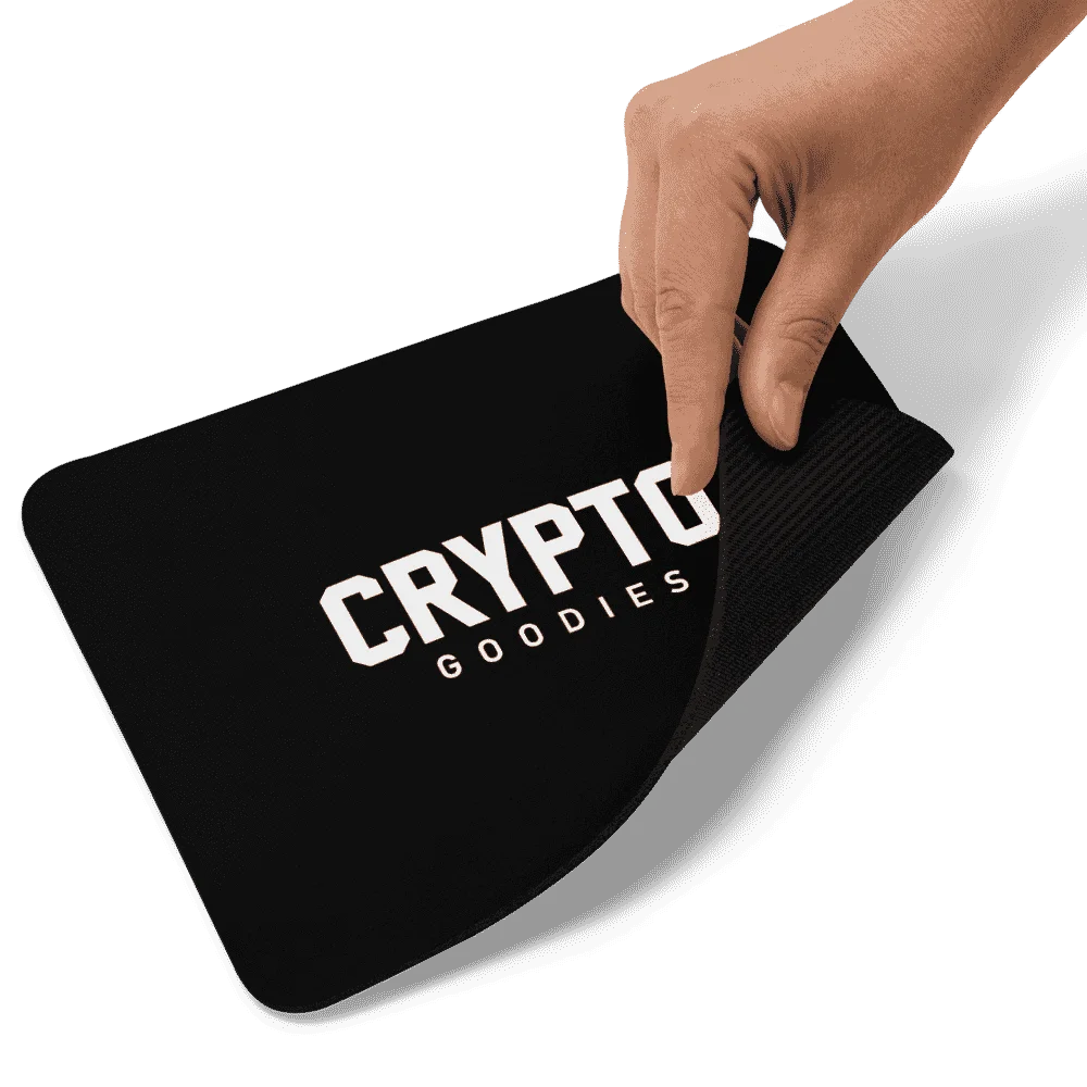 Crypto Goodies x Black Mouse Pad - Image 4