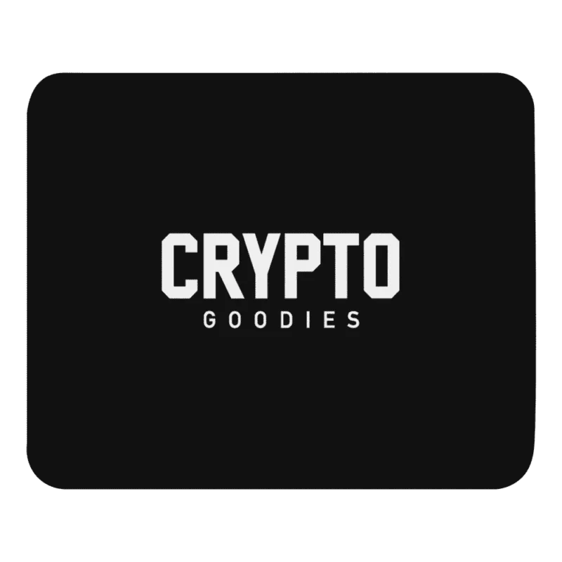 Crypto Goodies x Black Mouse Pad