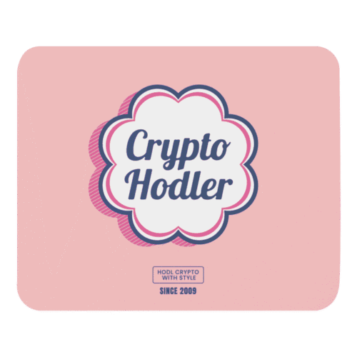 Crypto Hodler x Pink Mouse Pad