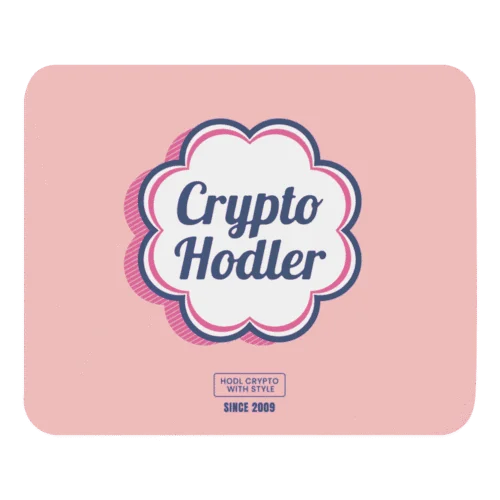 Crypto Hodler x Pink Mouse Pad