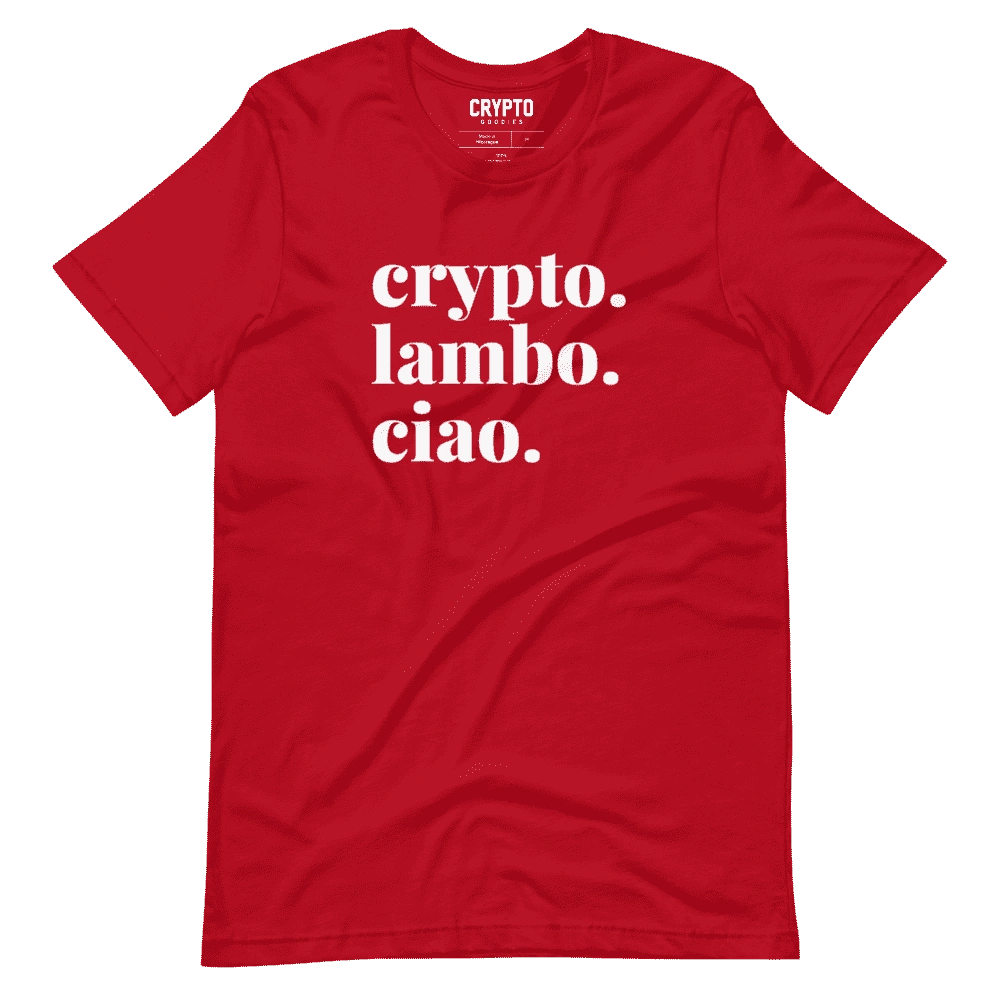 Crypto. Lambo. Ciao. Drk T-Shirt