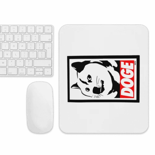 Doge Stencil Mouse Pad