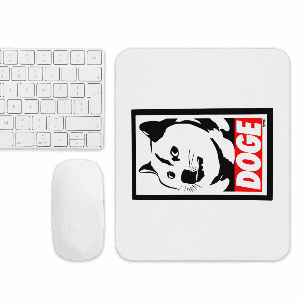 Doge Stencil Mouse Pad