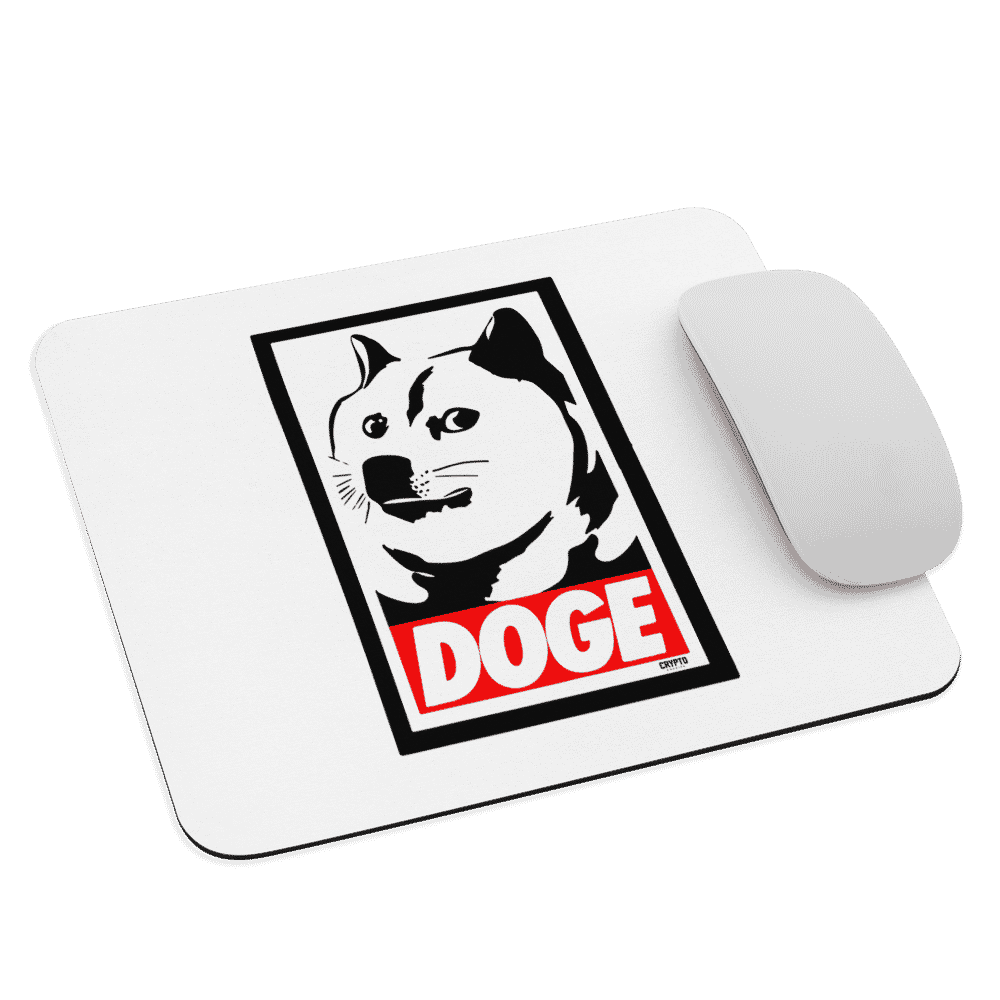Doge Stencil Mouse Pad