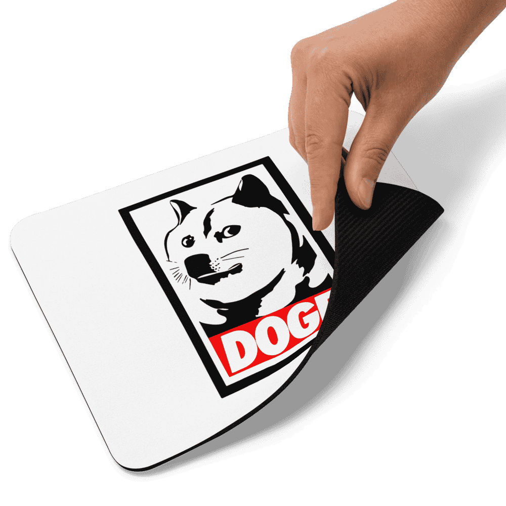 Doge Stencil Mouse Pad