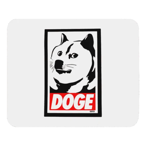 Doge Stencil Mouse Pad