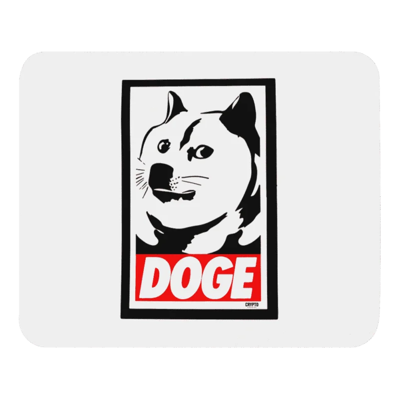 Doge Stencil Mouse Pad