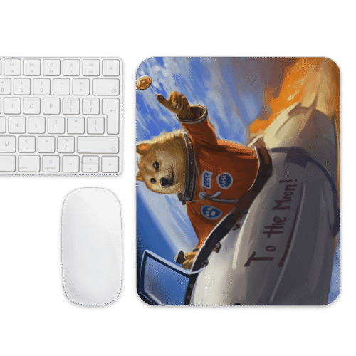 Doge to the Moon Mouse Pad
