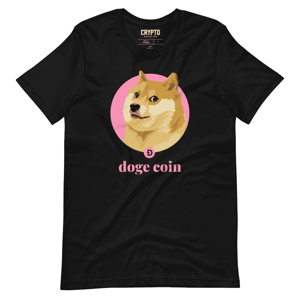 Dogecoin Pink T-Shirt