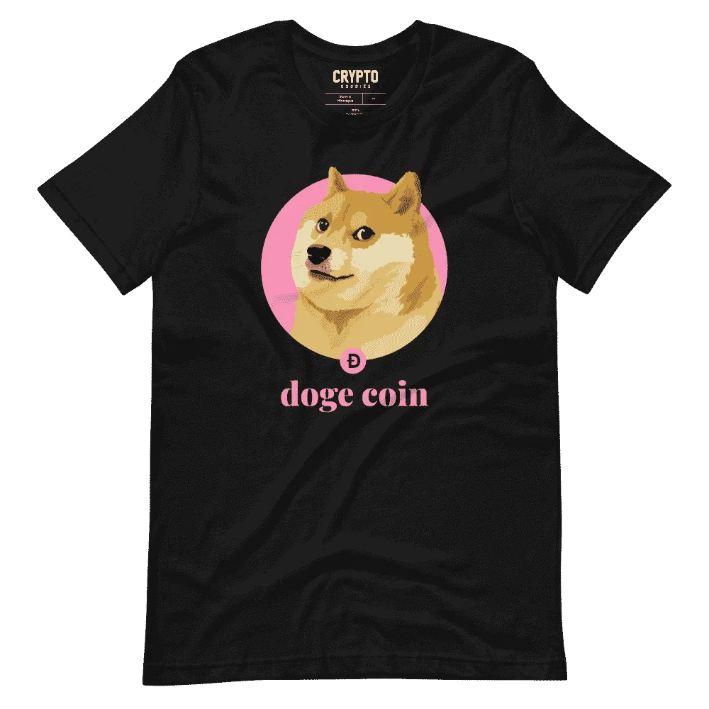 DogeCoin Pink T-Shirt - Image 2