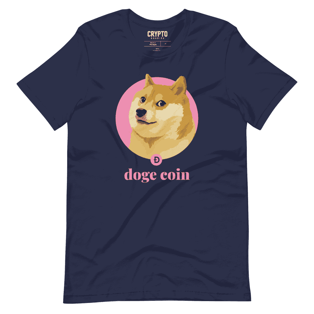 Dogecoin Pink T-Shirt