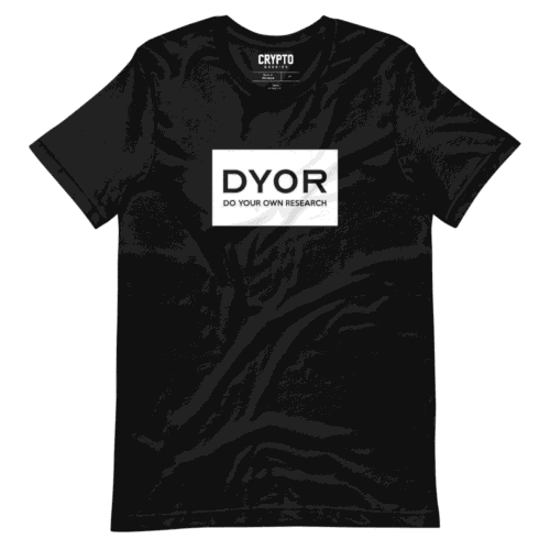 DYOR Minimal Black T-Shirt