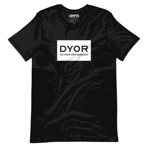 DYOR Minimal Black T-Shirt