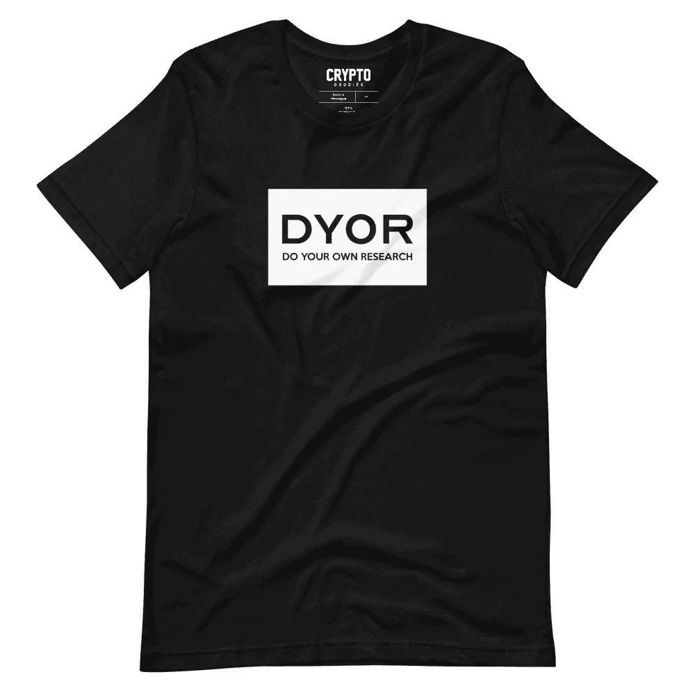 DYOR Minimal Black T-Shirt