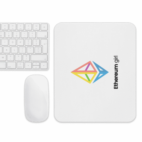 Ethereum Girl Mouse Pad