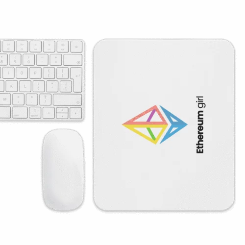 Ethereum Girl Mouse Pad