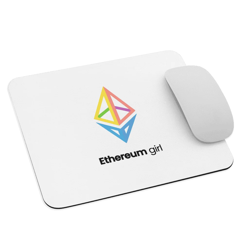 Ethereum Girl Mouse Pad - Image 3