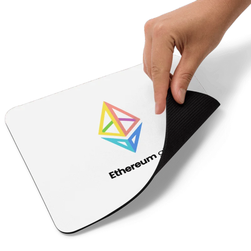 Ethereum Girl Mouse Pad