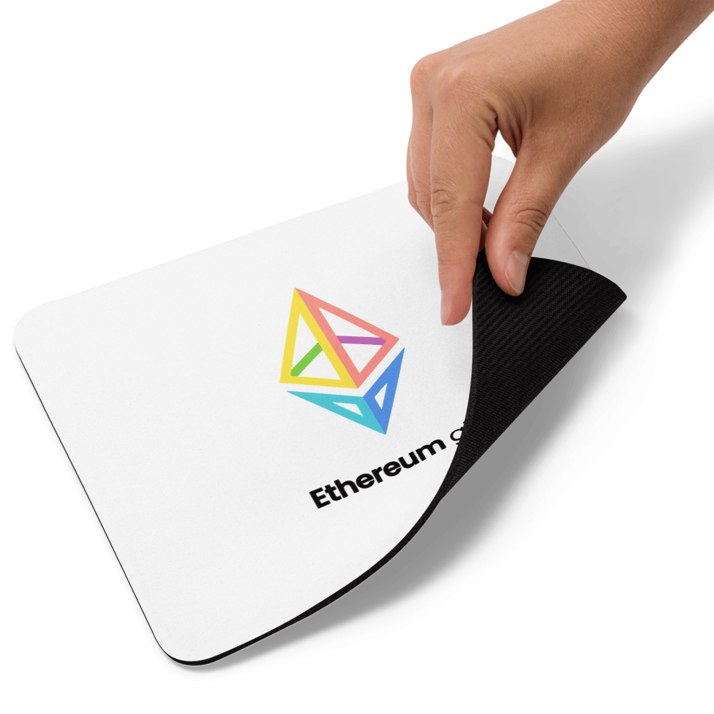 Ethereum Girl Mouse Pad