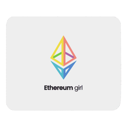 Ethereum Girl Mouse Pad