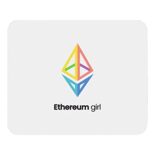 Ethereum Girl Mouse Pad