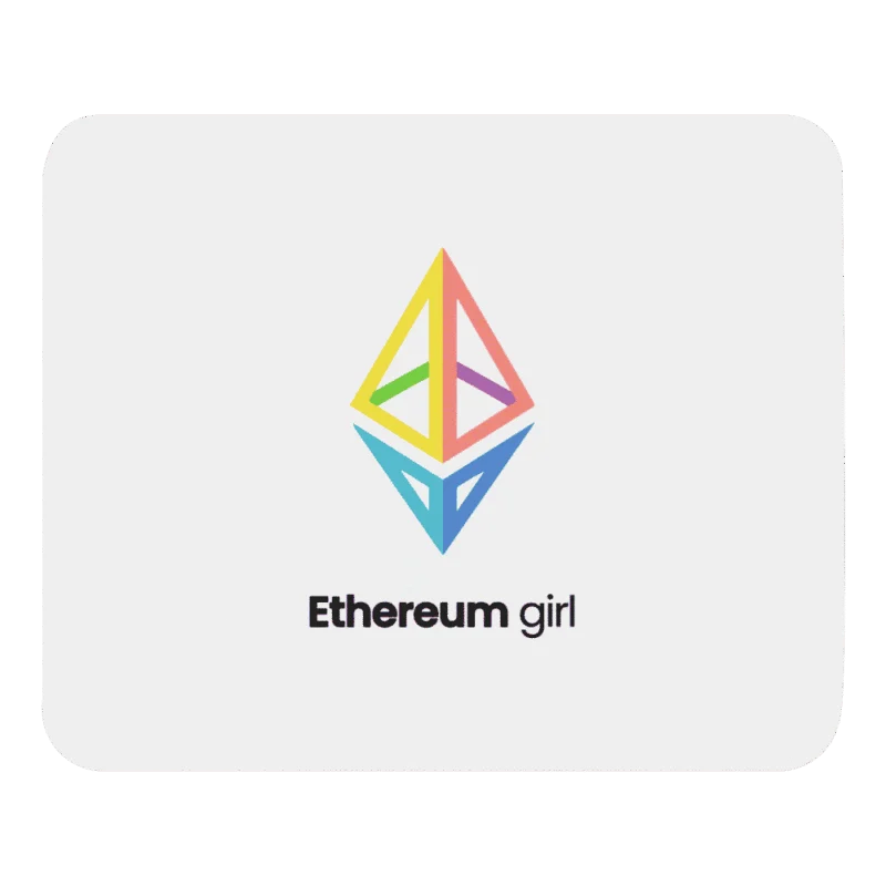 Ethereum Girl Mouse Pad