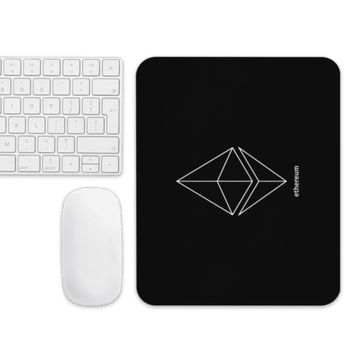 Ethereum Outlined Logo Mouse Pad