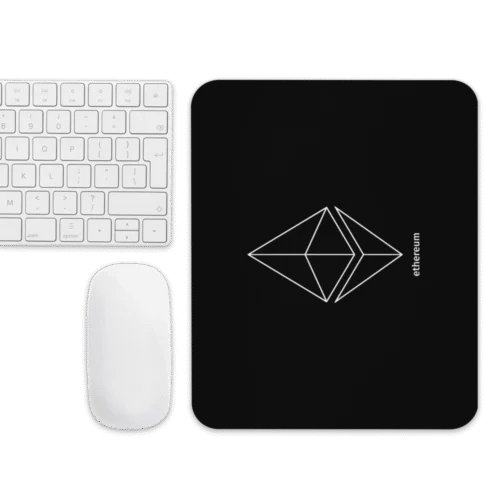 Ethereum Outlined Logo Mouse Pad