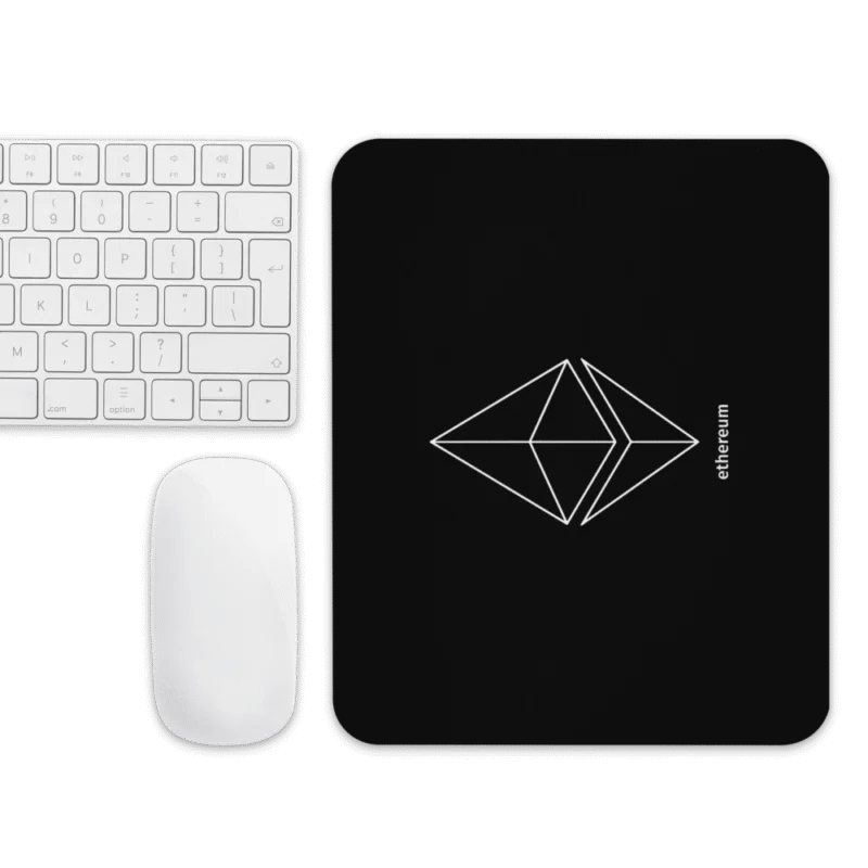 Ethereum Outlined Logo Mouse Pad