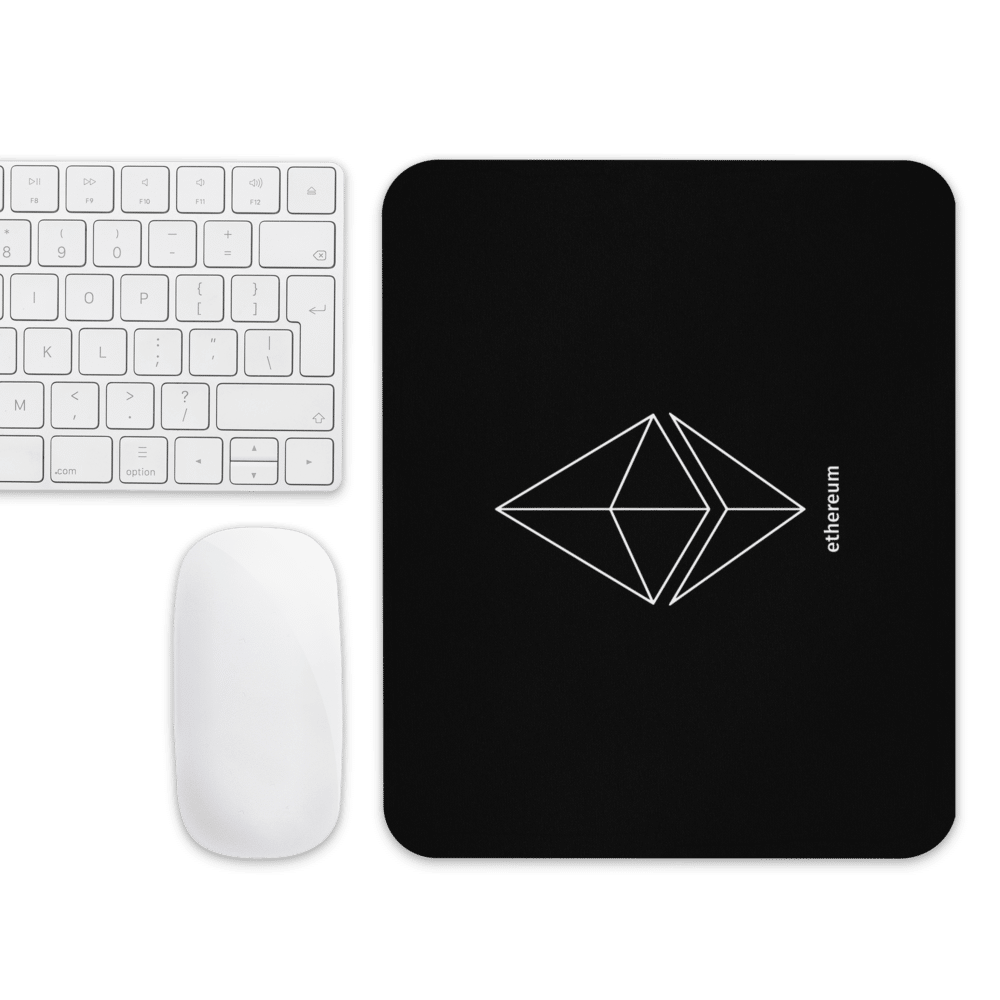 Ethereum Outlined Logo Mouse Pad