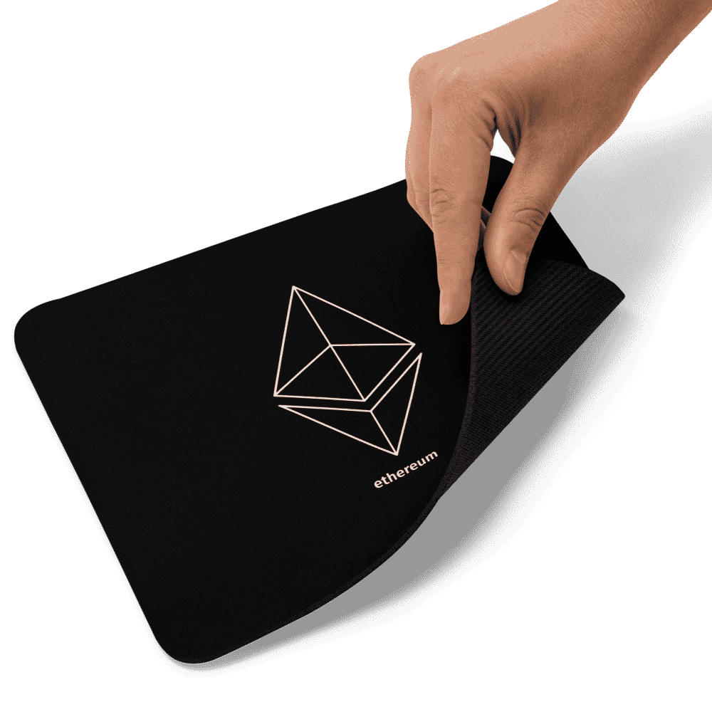 Ethereum Outlined Logo Mouse Pad