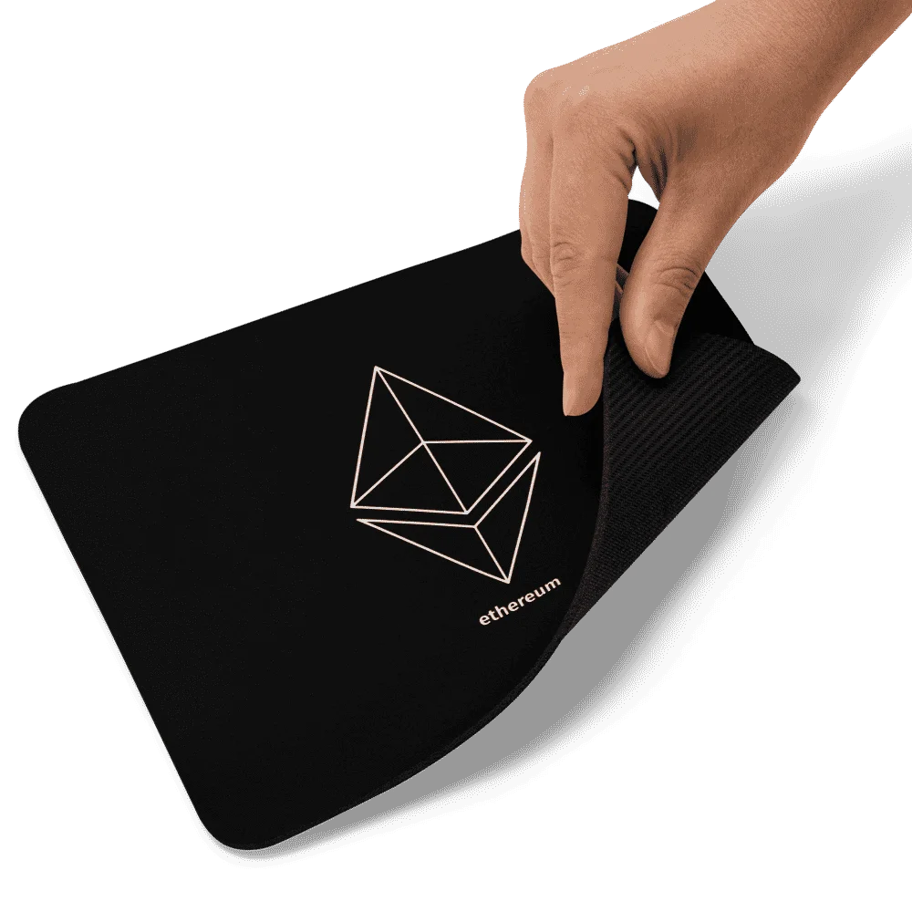 Ethereum Outlined Logo Mouse Pad - Image 4
