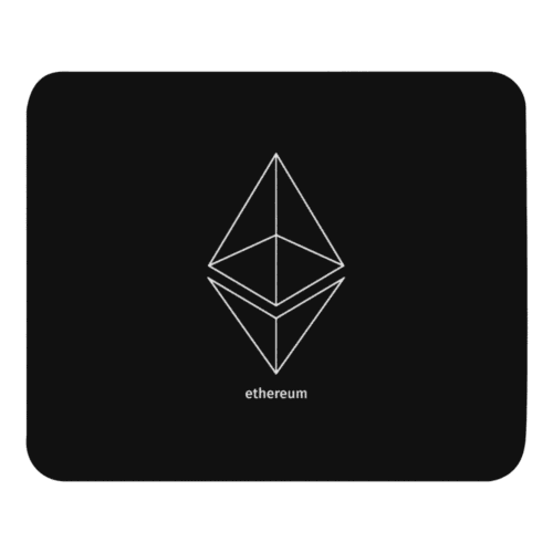 Ethereum Outlined Logo Mouse Pad